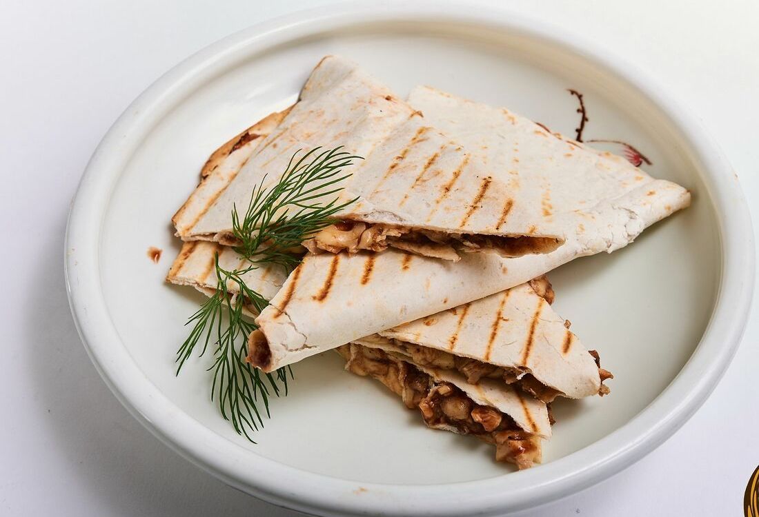 Кесадилия с курицей