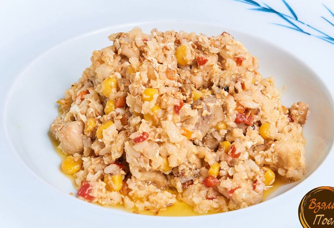 Тяхан с морепродуктами