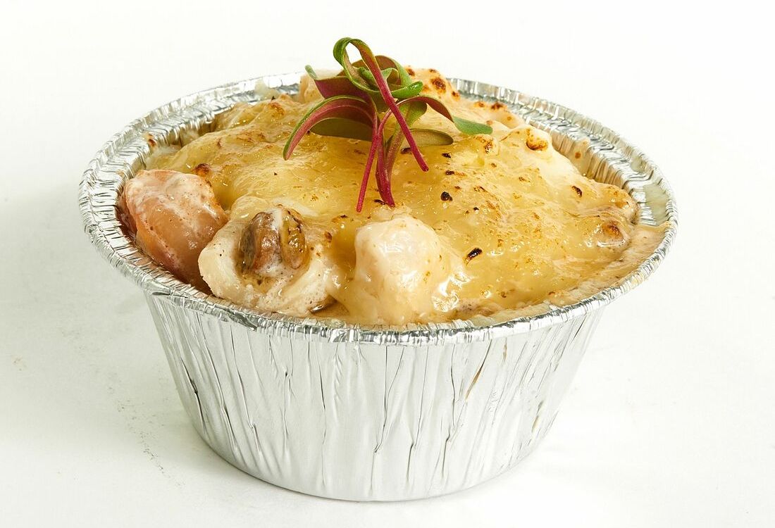 Жюльен с морепродуктами