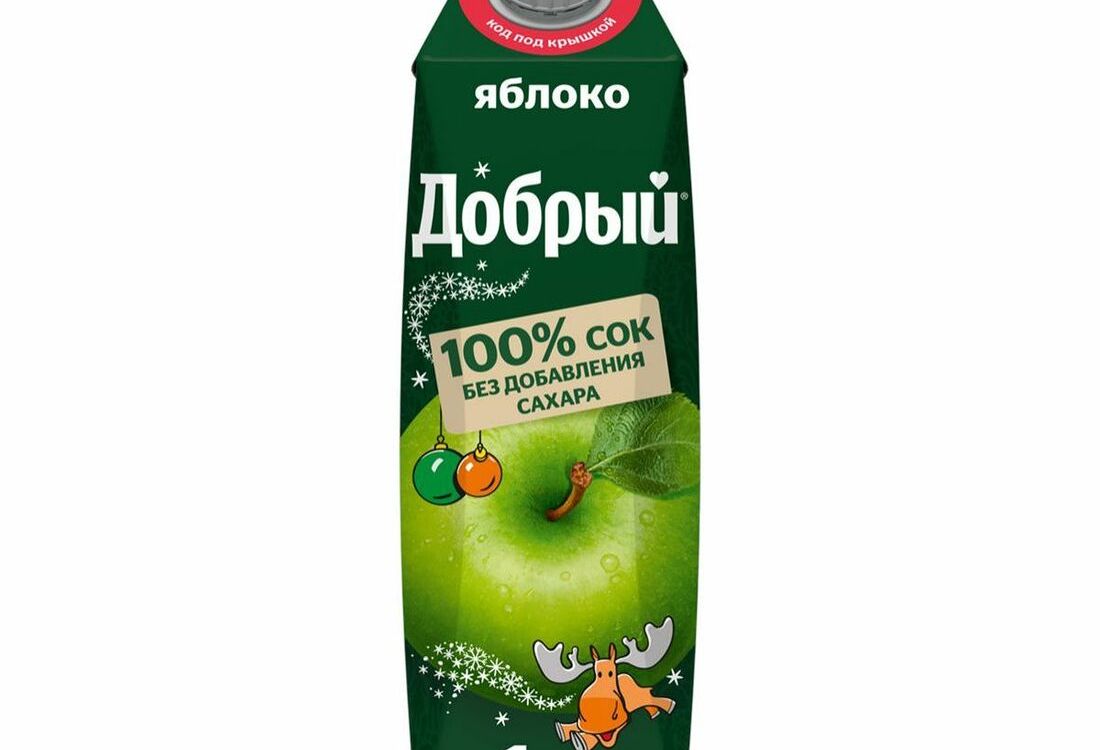 Сок Добрый 1 л яблоко