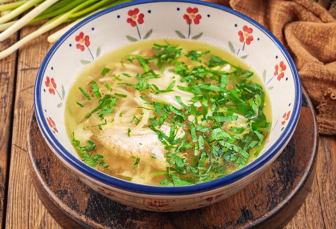 Лапша куриная