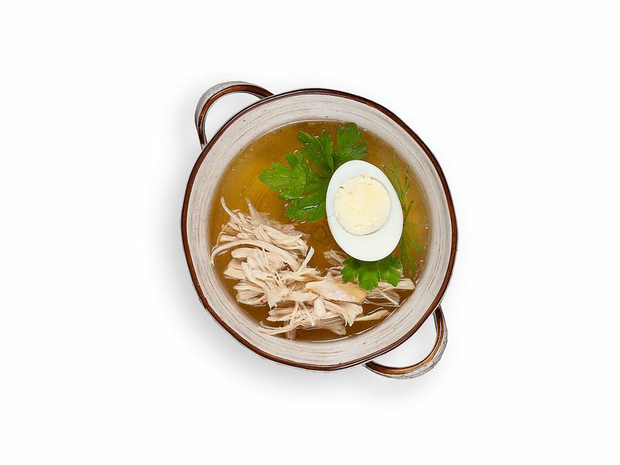 Бульон с курицей