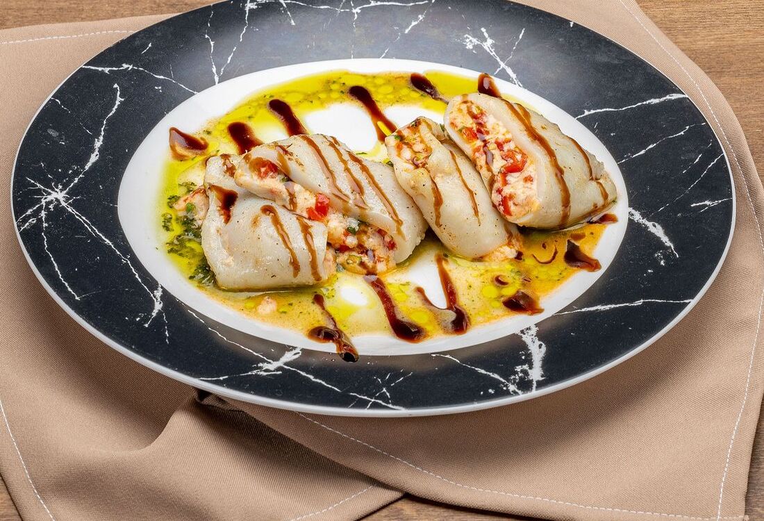 Фаршированный кальмар