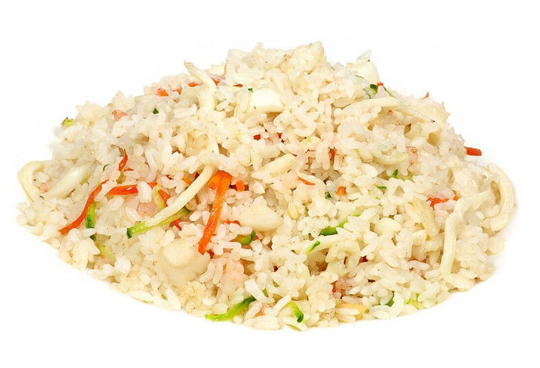 Рис с морепродуктами