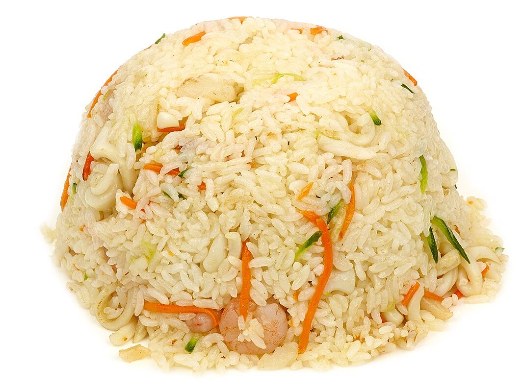 Рис с морепродуктами