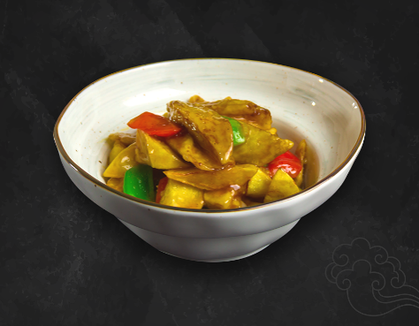 № 504 Баклажаны жареные с картофелем