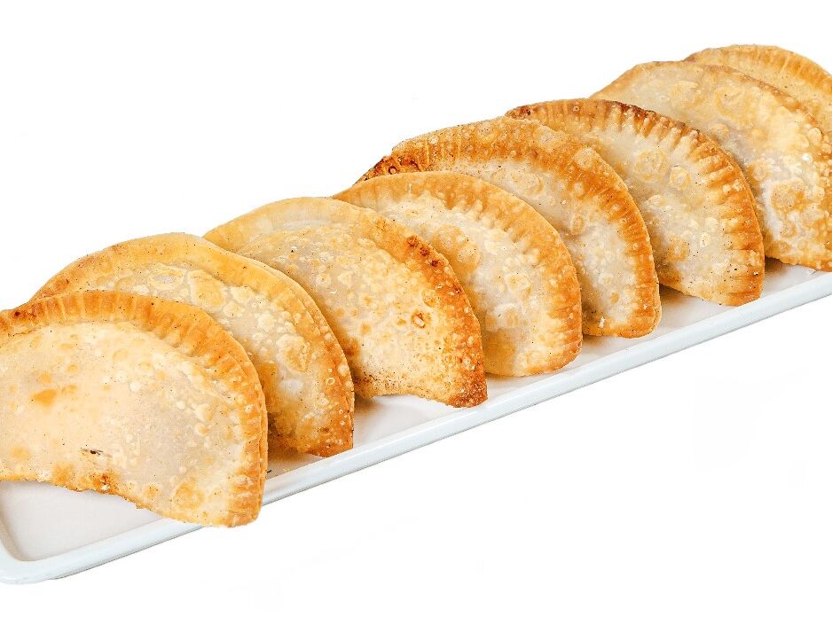 Дим сам с мясом, жаренный во фритюре