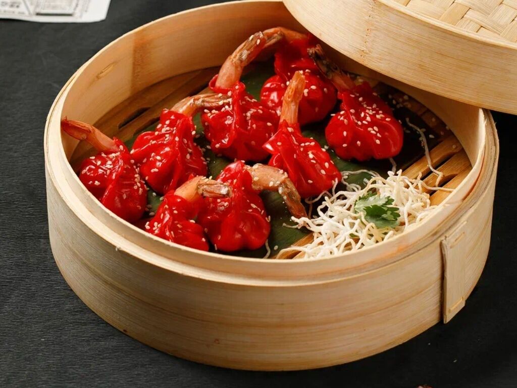 С креветкой и творожным сыром 
