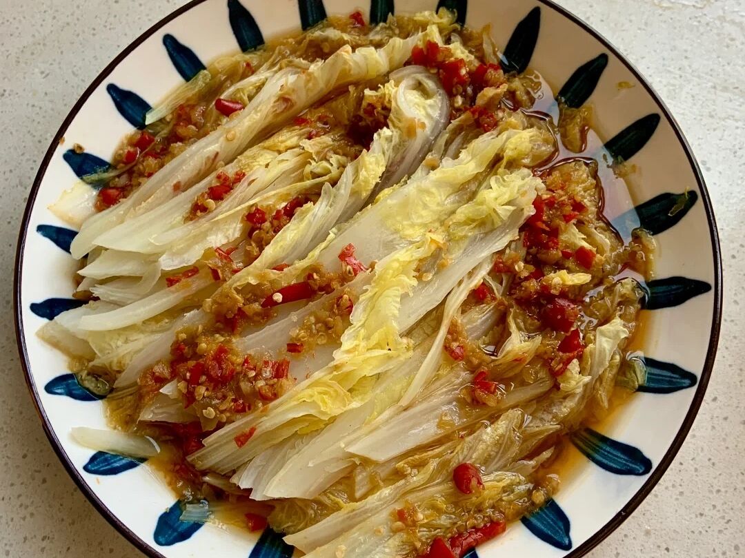 Пекинская капуста на фольге 