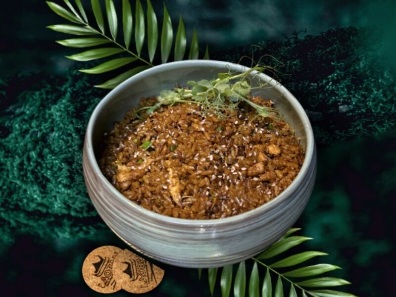Рис, жареный с морепродуктами