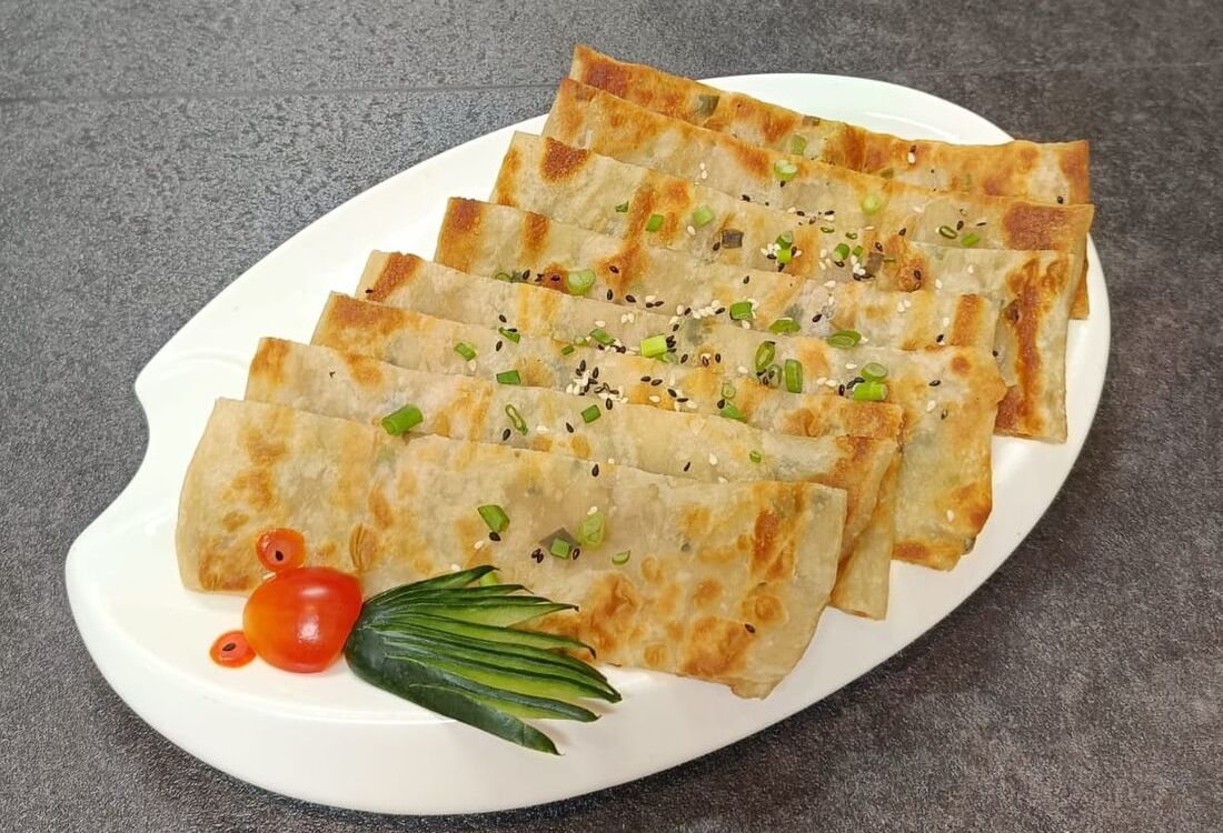 Китайские лепешки с луком