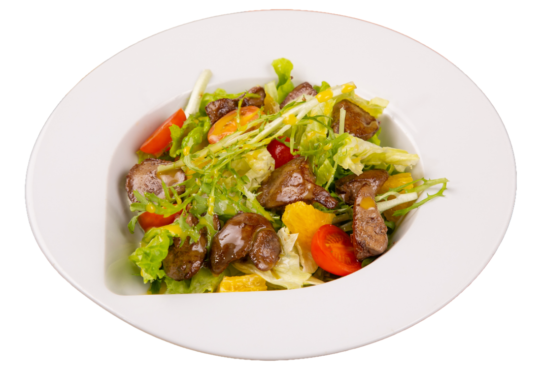Салат с Куриной Печенью
