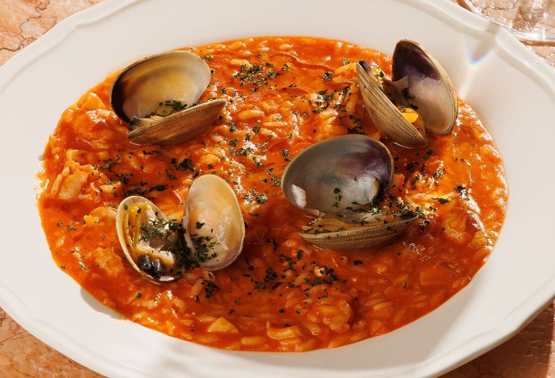 Ризотто с морепродуктами