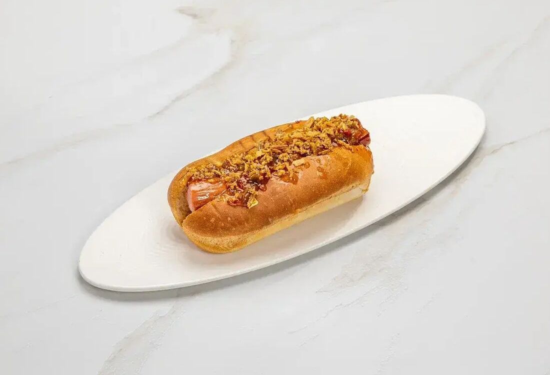 Хот-дог острый с халапеньо