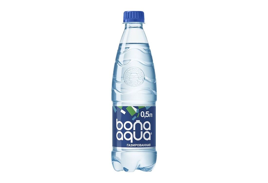 Вода Бон аква газ