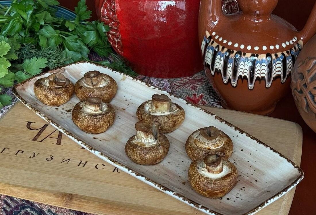 Шашлык из шампиньонов 