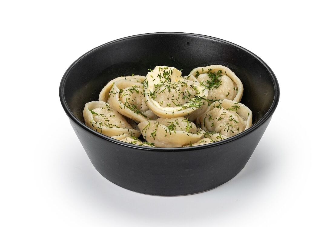 Пельмени с курицей ( Лемпомпени с курицей )