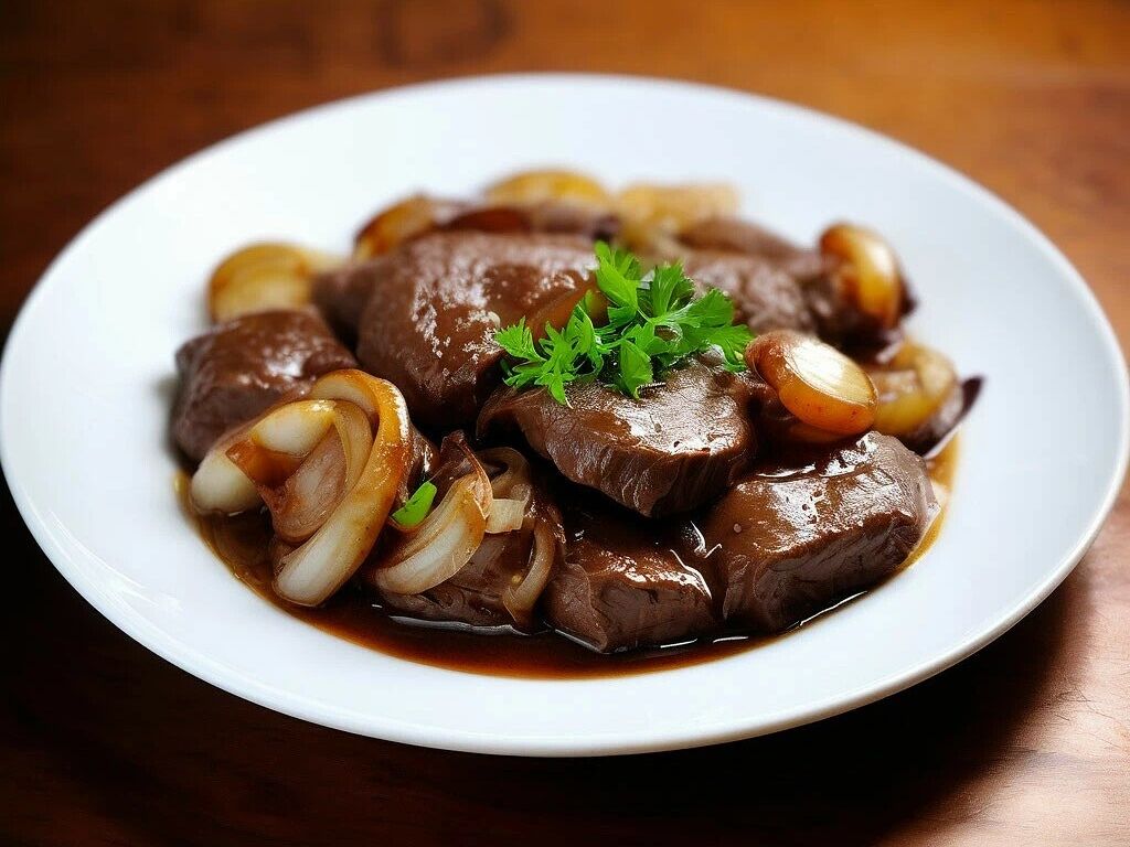 Жигаржа (жареная говяжья печень)