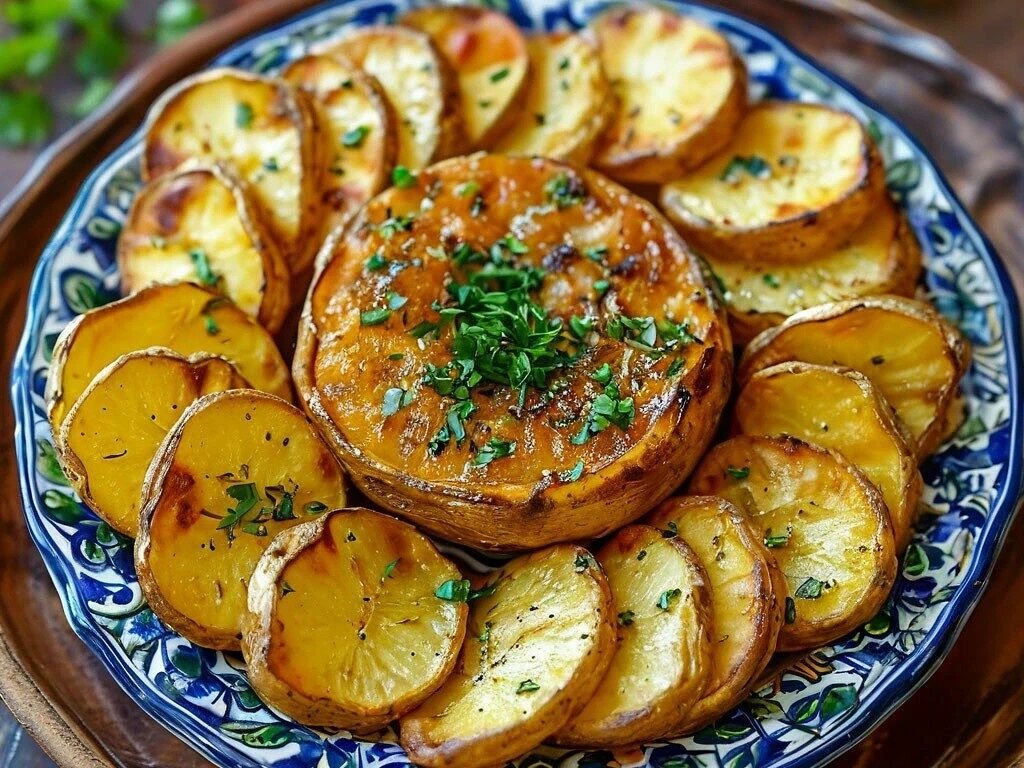 Картофель, запечённый в тандыре