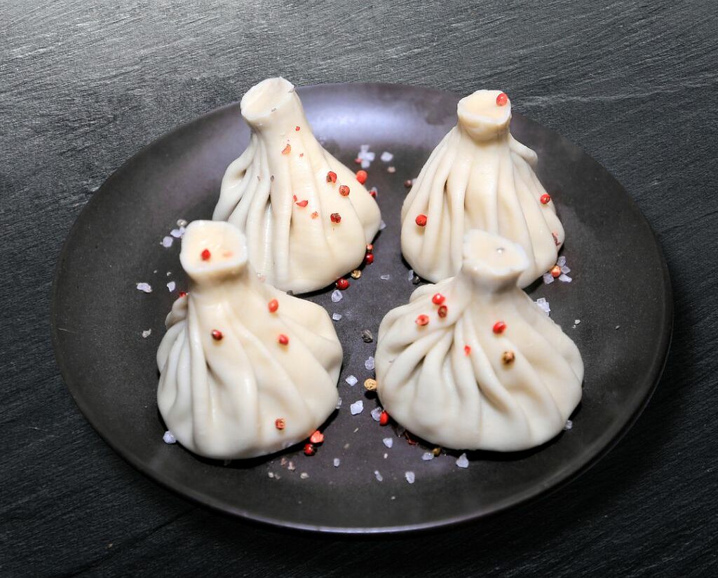 Хинкали с креветкой