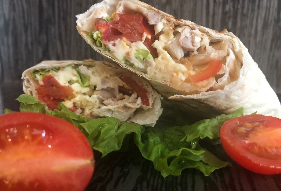 Ролл Цезарь с курицей