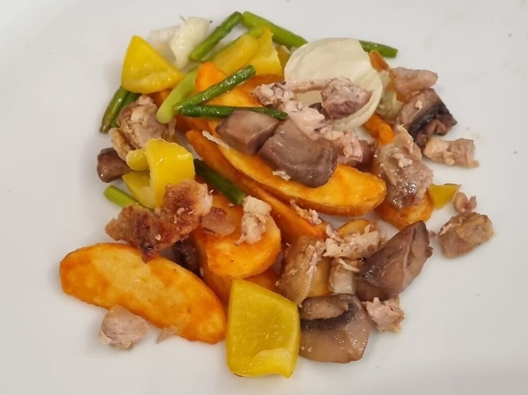 Курица с картофелем