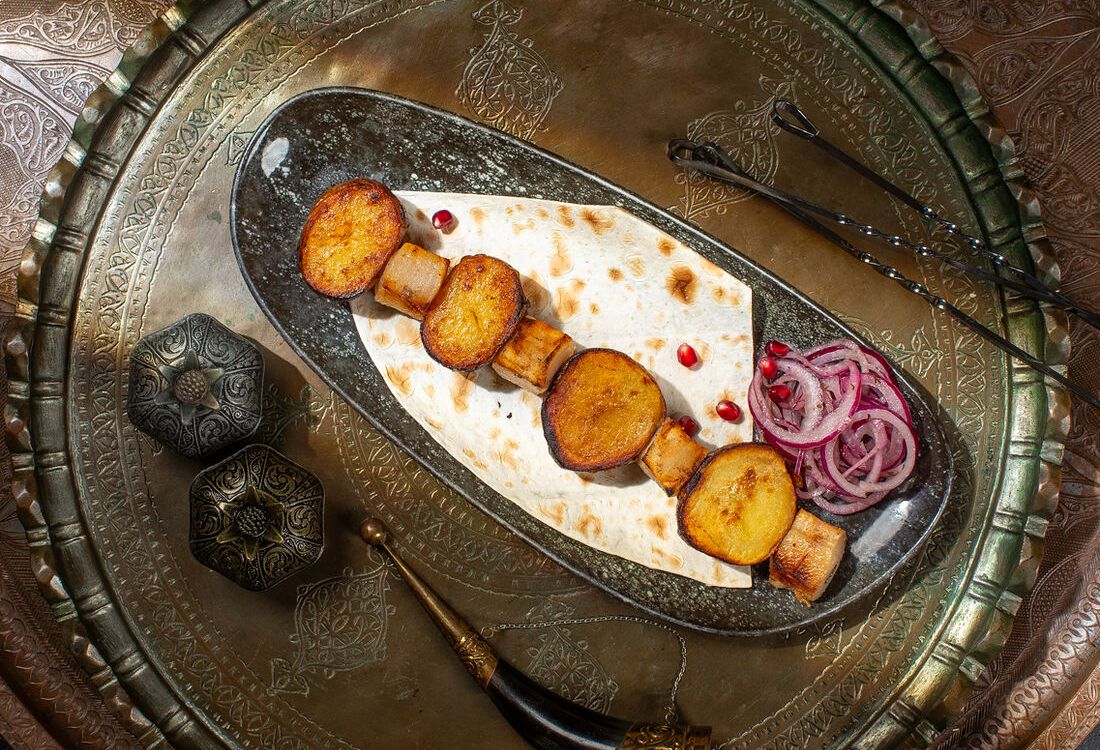 Картофель с курдюком
