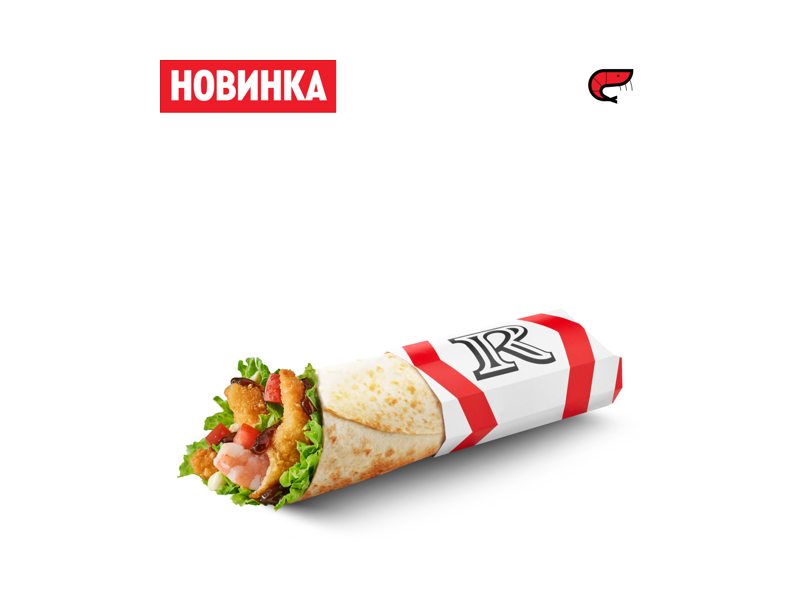 Терияки Ролл с креветками