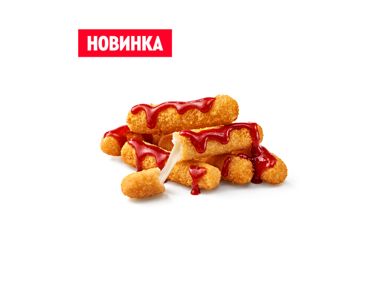 Сырные палочки с клюквенным соусом 6 шт.