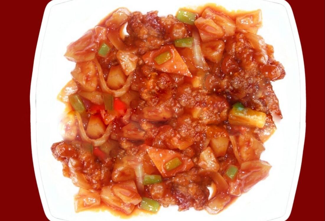 №115 Свинина с ананасами 