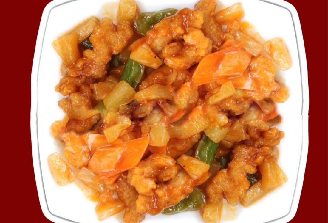 №115С Филе курицы с ананасами