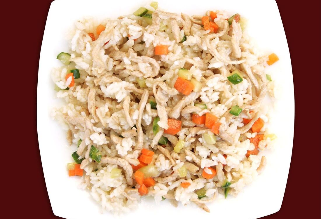 №142 Рис со свининой и овощами