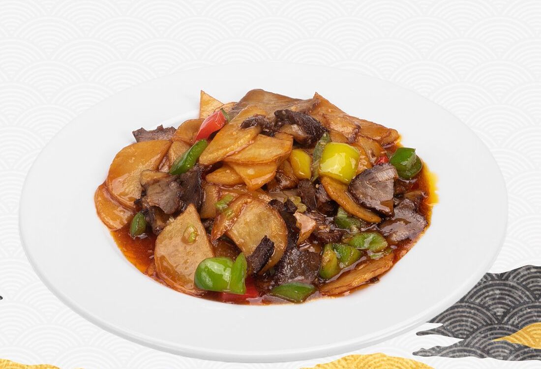 Картофель с говядиной